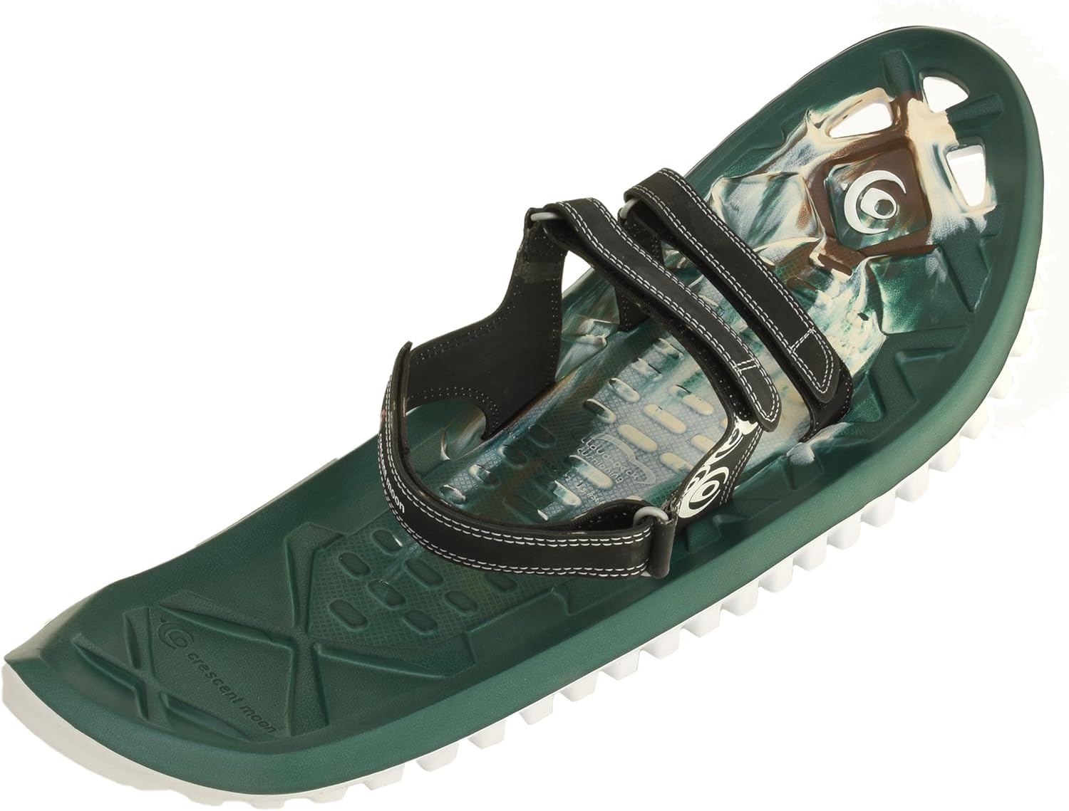 Crescent Moon EVA Unisex Ultralight EVA Foam Snowshoes for Men & Women, Including Mens and Womens Snowshoes – Ideal for Hiking, Running, Adults with Dual Density Rocker Cloud Deck and Ice Spikes Crescent Moon EVA Unisex Ultralight EVA Foam Snowshoes for Men & Women, Including Mens and Womens Snowshoes – Ideal for Hiking, Running, Adults with Dual Density Rocker Cloud Deck and Ice Spikes