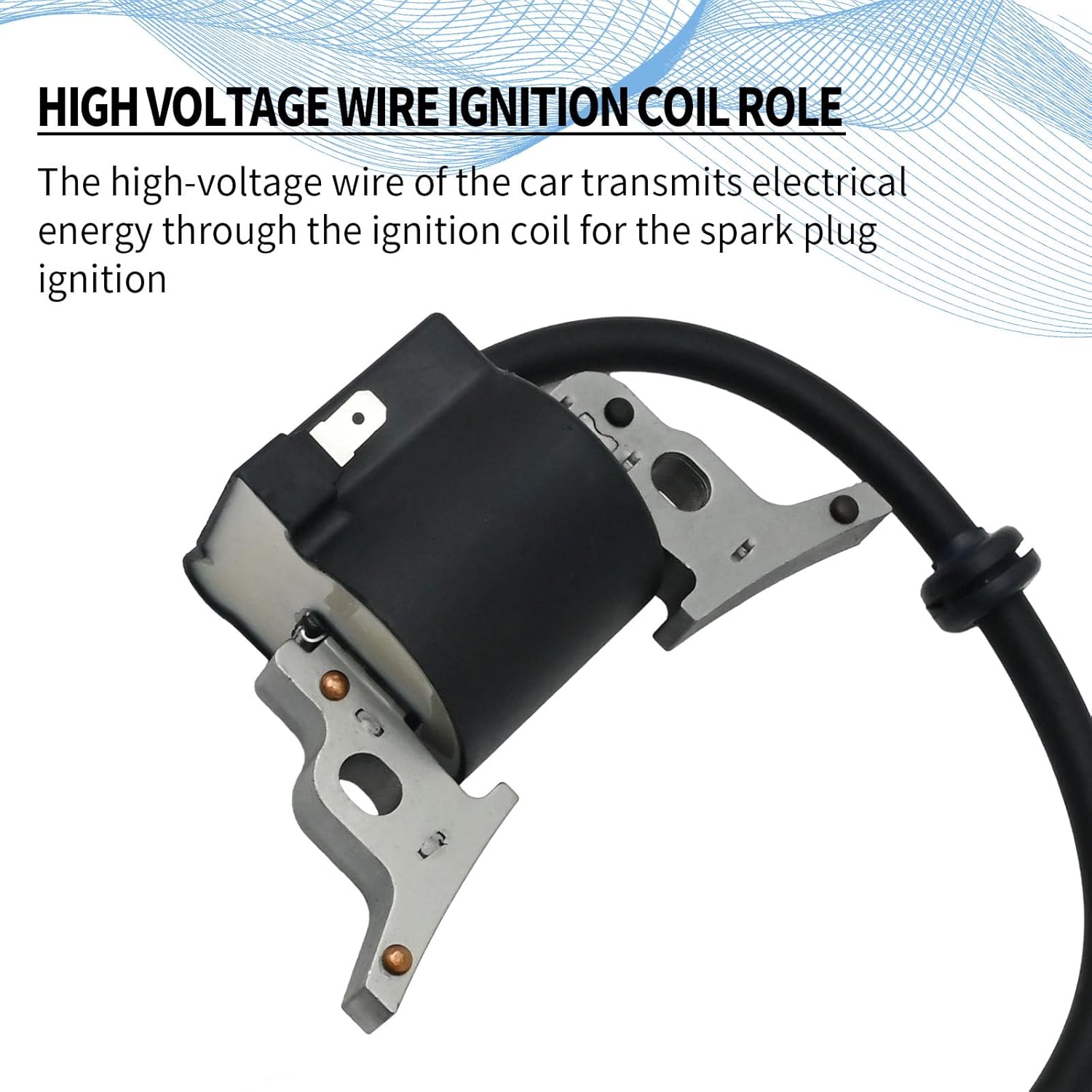 0G3324BSRV Ignition Coil replacement for Generac GTV760 GTV990 GTV-760 GTV-990 25 & 27 HP engines, 0K63030SRV 0G3224TA 0D4686 Ignition Coil