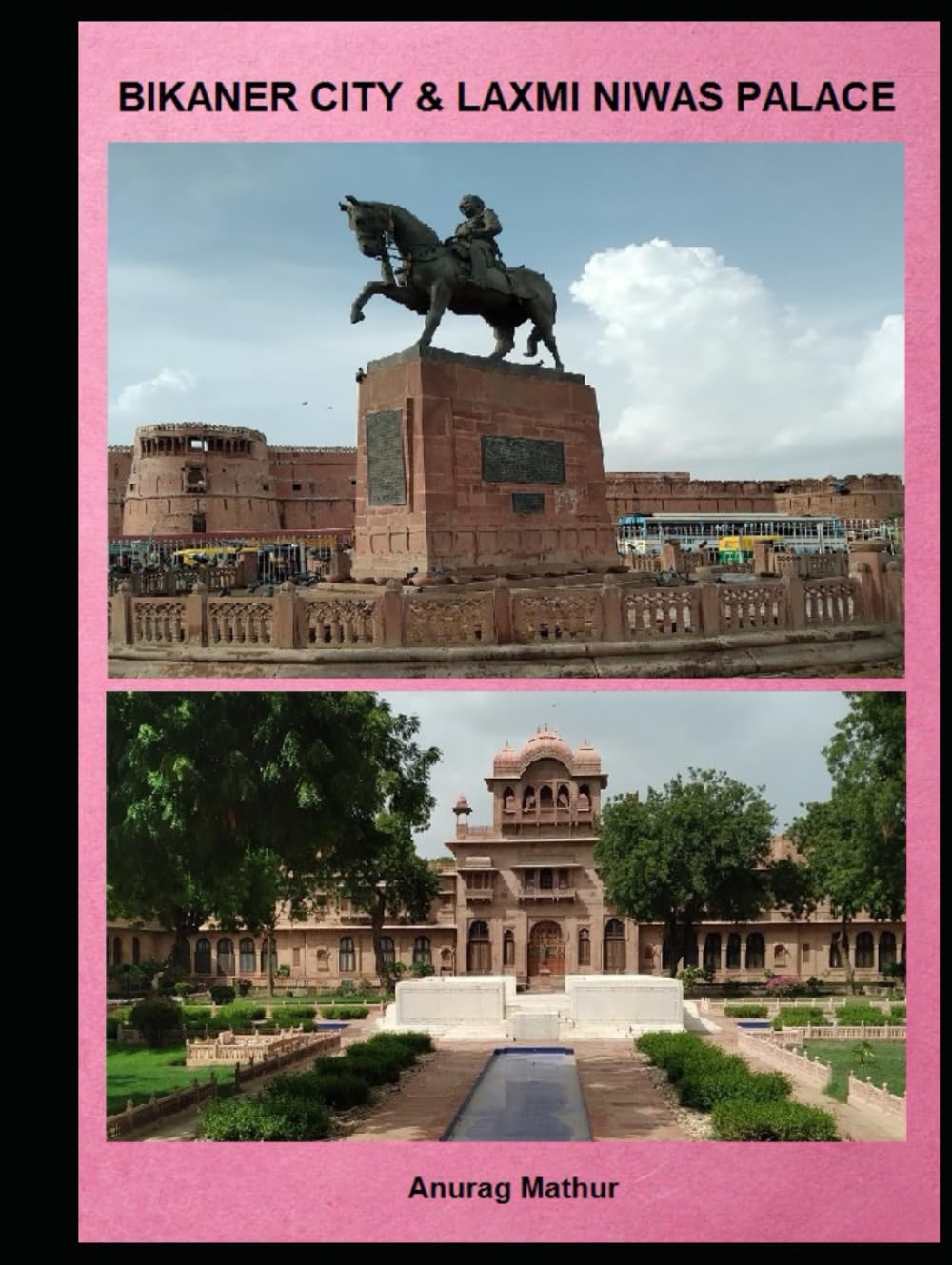 Bikaner City & Laxmi Niwas Palace monument miniature indien souvenir de voyage d'Inde