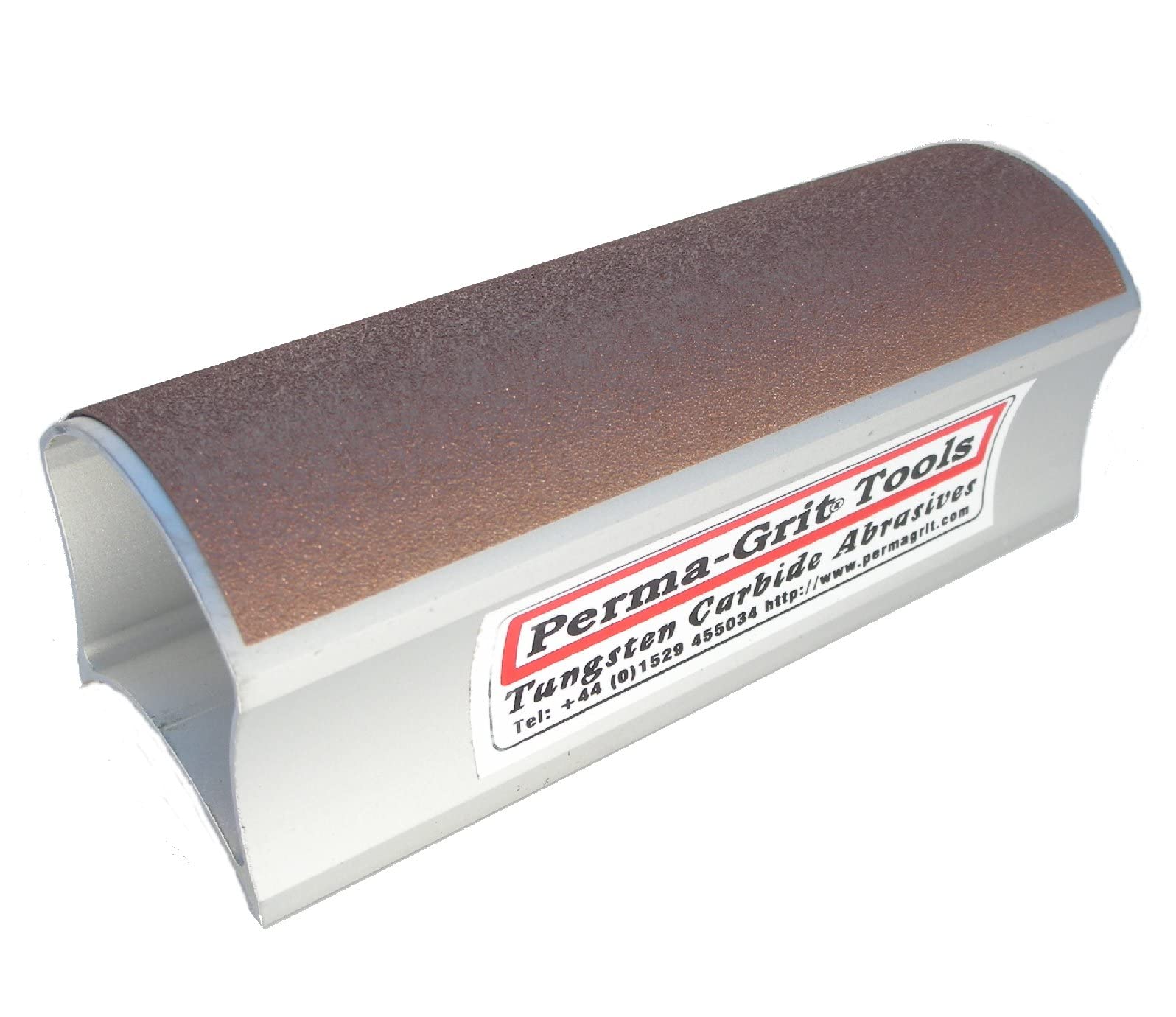 Perma-Grit Contour Sanding Block, Tungsten Carbide, Fine Grit, Sanding Block, 5.5" x 2"
