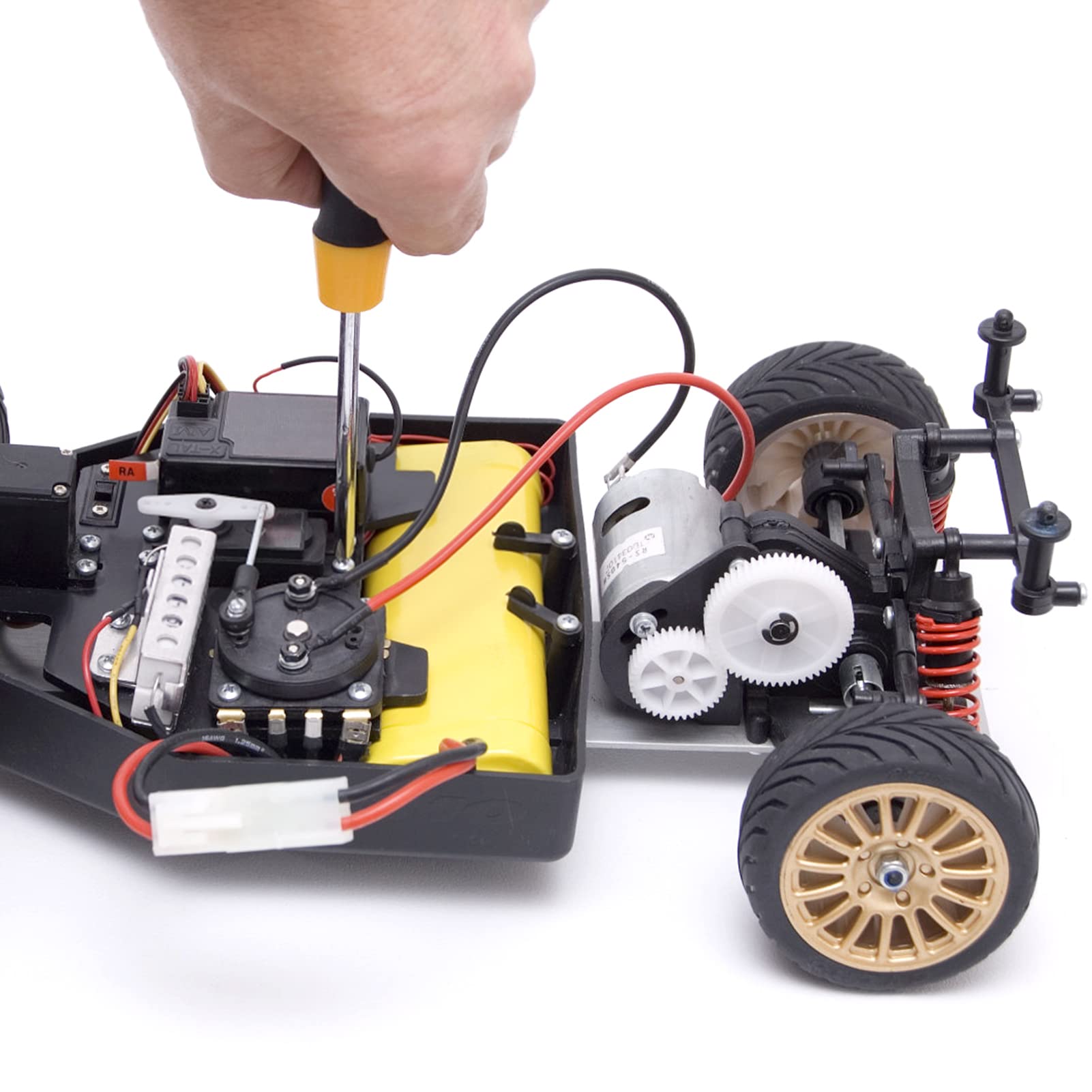 Kit De 64 Types D’engrenages En Plastique – Poulies, Vis Sans Fin, Couronnes Pour Modélisme DIY Et Robotique