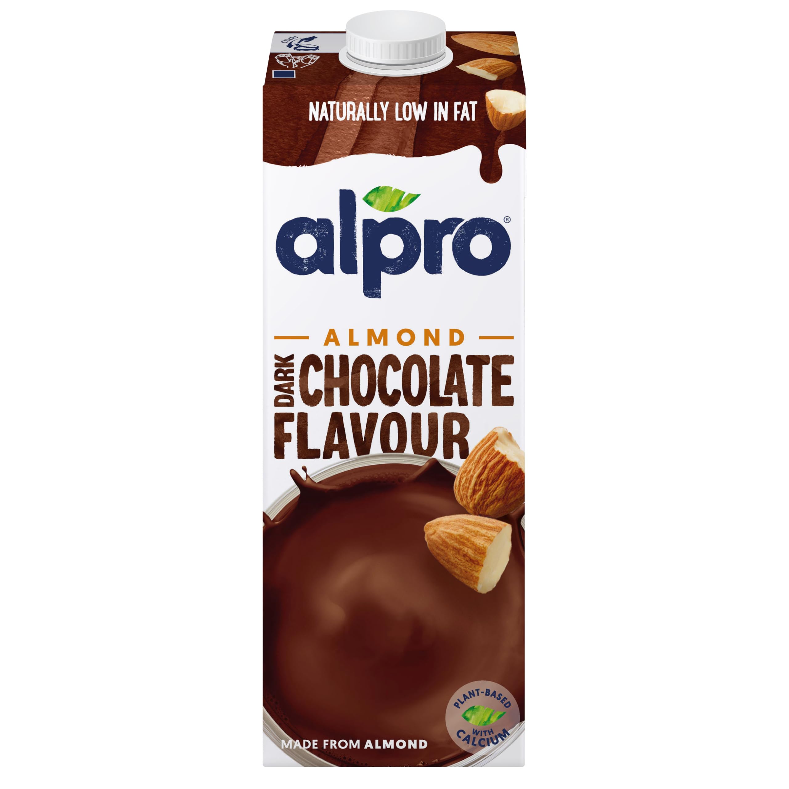 Almond Dark Chocolate, 100% Plant-Based, Lactose Free - 1L