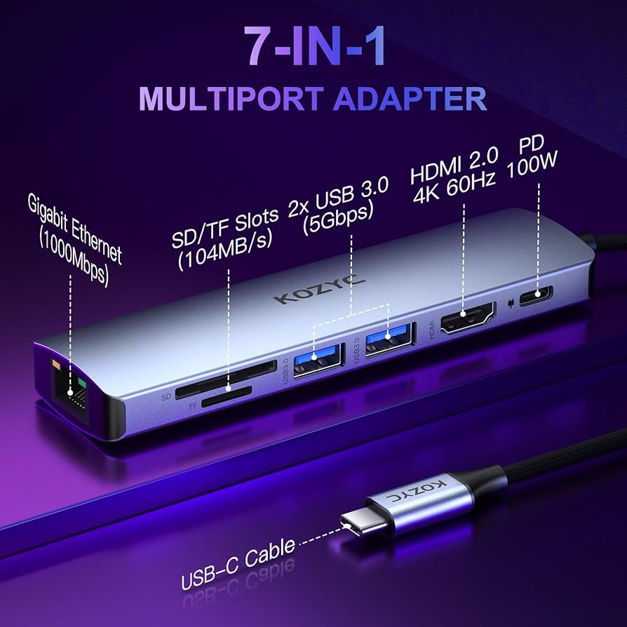 【USB C ハブ 7 in 1】 Anker 7 in-1 プレミアム USB-Cハブ｜USBハブの製品情報 | Anker