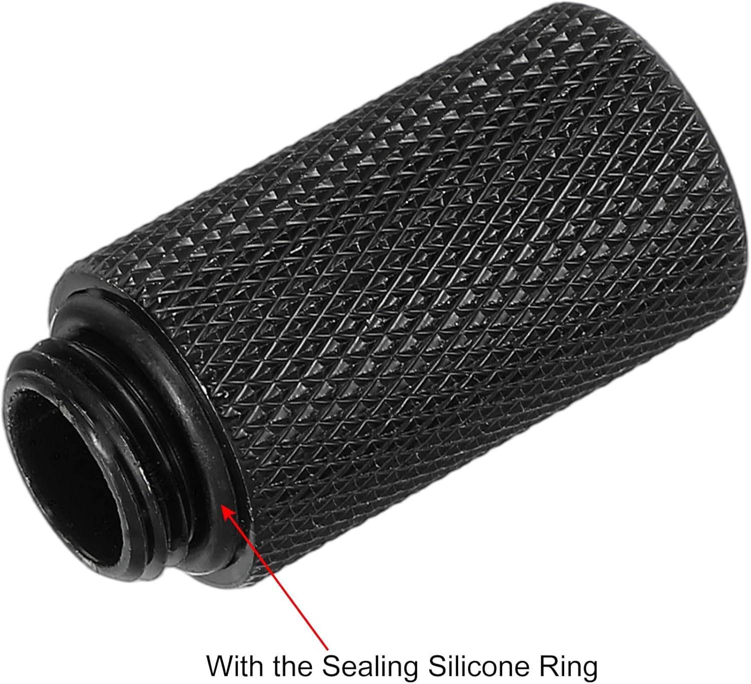 uxcell Male to Female Extender Fitting G1/4 x 30mm for PC Water Cooling System Black 8pcs
