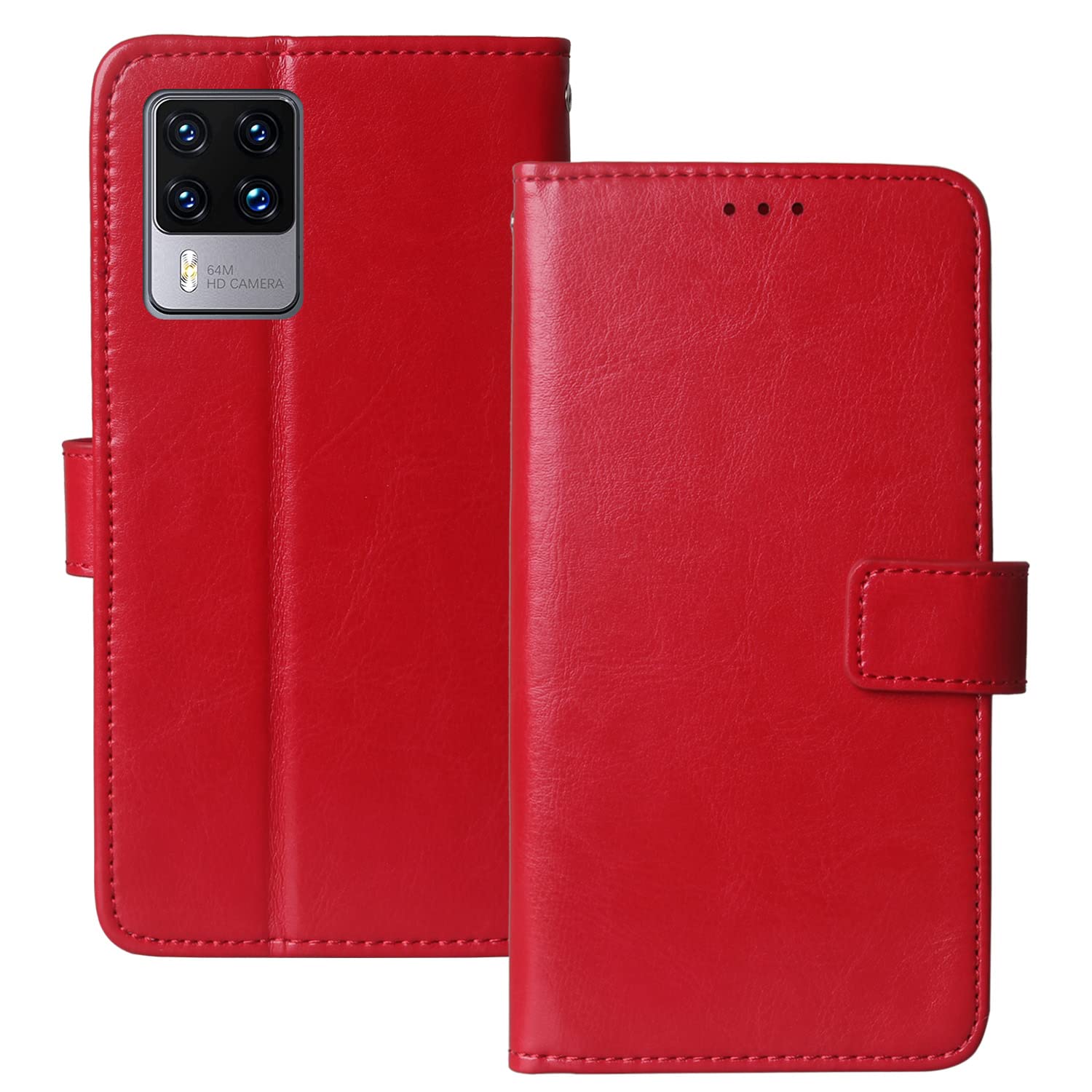 Rosso Retro Vera Pelle Case TPU Silicone per Cubot Note 8