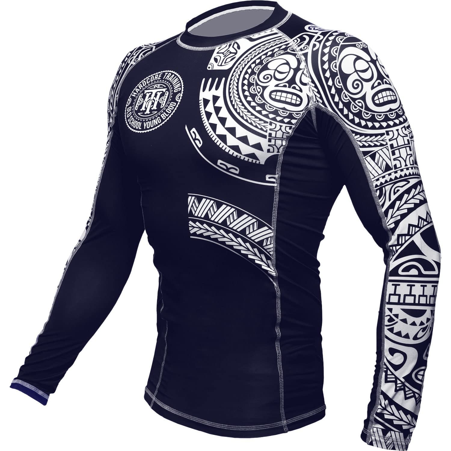 Hardcore Training Rash Guard Men's Chemise de Compression Homme MMA BJJ Fitness Arts Martiaux No Gi Grappling Boxe Workout