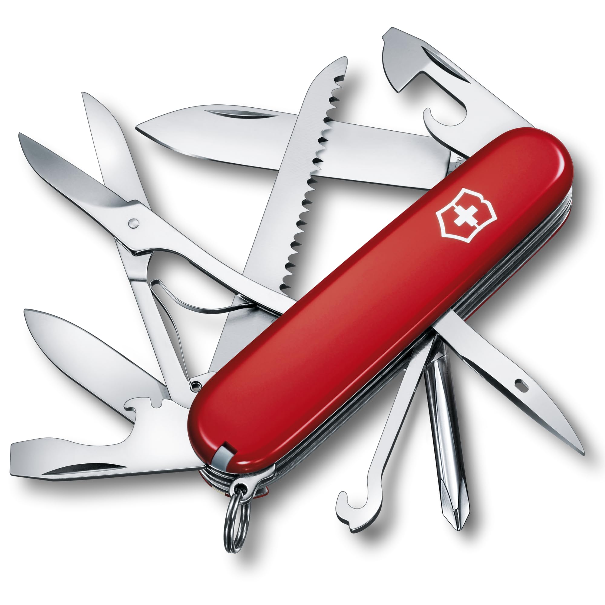 Victorinox Schweizer Taschenmesser, Fieldmaster, Swiss Army Knife, Multitool, 15 Funktionen, Klinge, Dosenöffner, Schraubendreher