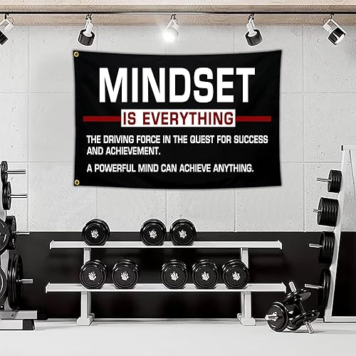 Miniatura 4 de NASIAN Bandera motivacional de disciplina de 3 x 5 pies, bandera motivacional para gimnasio, bandera inspiradora para habitación de chicos, hogar