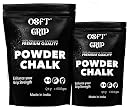 OSFT Magnesium Carbonate Powder Gym Chalk for Weightlifting Cross Fitness Training Gymnastics Rock Climbing Deadlifting Workout Bouldering Billiards Pole Dancing (Combo Pack (450 + 300) gm) gallery image