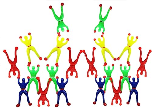 Sticky Men Takeover - 20 Pack of Wall-Climbing Fun for Parties and Prizes