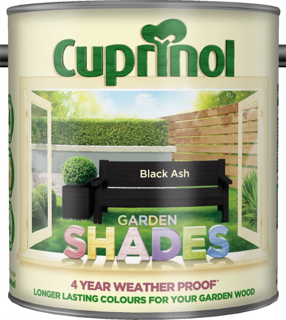 New 2018 Cuprinol Garden Shades Black Ash 2.5L