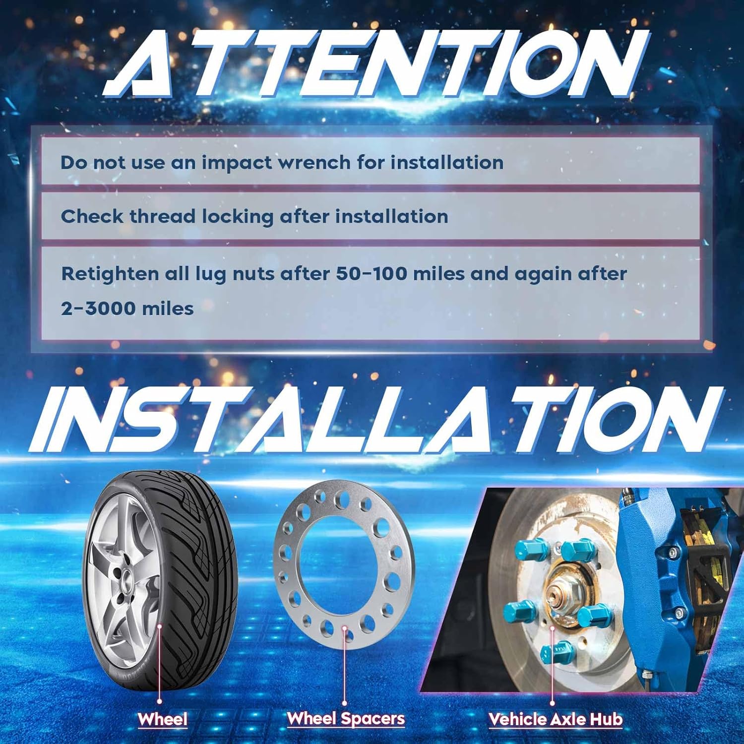‎ 8x6.5 Wheel Spacers 12mm Wheel Spacers, 8x165.1 8x170 8x180 Wheel Adapter, 8 Lug, 127mm Bore, Fit for F250 E350 Ram 2500 3500 Express 3500 K3500 Silverado Suburban 2500 Sierra 2500HD 3500HD, 4pc