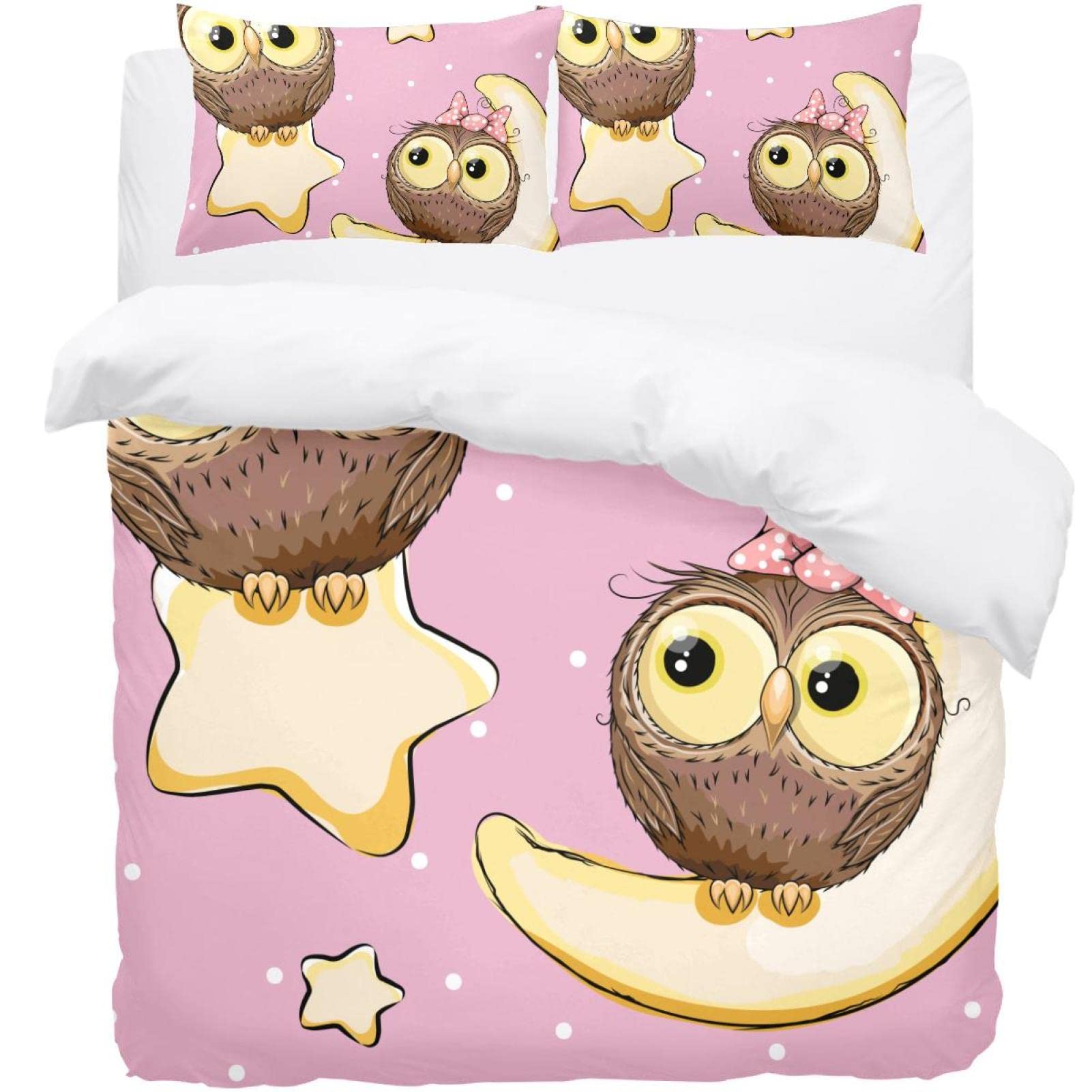 Parure de lit thermique chouette pour des nuits d'hiver douillettes et chaudes