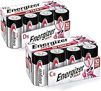 Vista 1 de Energizer Paquete combinado de baterías MAX C y baterías D, 8 baterías C y 8 D (16 unidades)