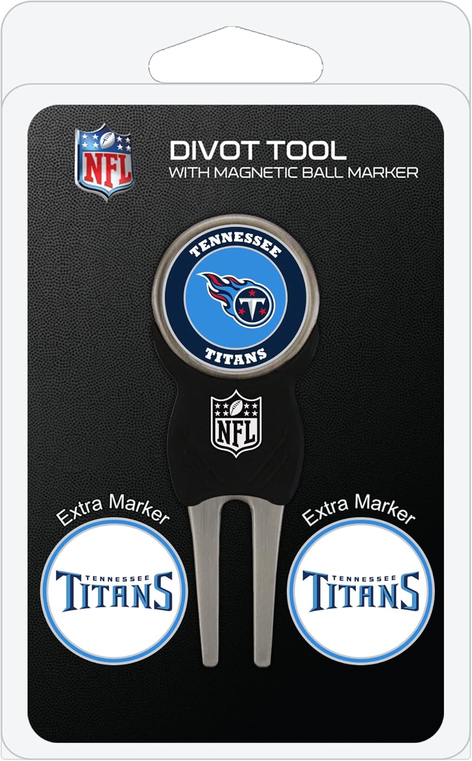 Team Golf NFL Adult-Unisex Divot Tool Pack with 3 Golf Ball Markers
