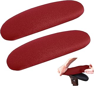 肘掛けカバー 1ペア チェアカバー オフィスチェアカバー 椅子カバー 肘掛けクッション 腕痛対策 座椅子 取り外し可能 保護 伸縮性 アームチェアプロテクター 肘 腕保護 洗濯簡単 （椅子肘掛けカバー)