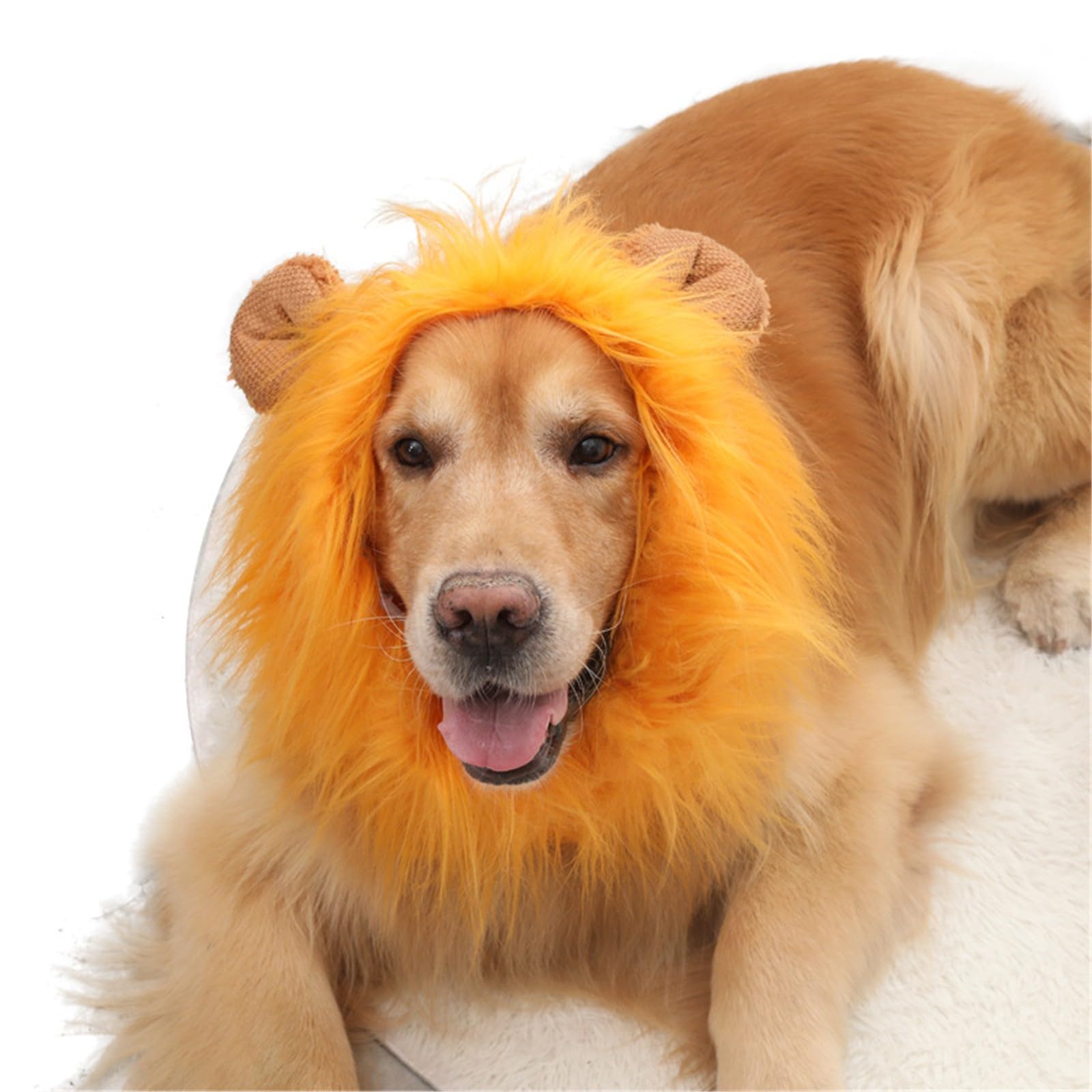 Pet Lion Mane Wig for Dogs Dog Halloween Fancy Dress Costume Accessory
