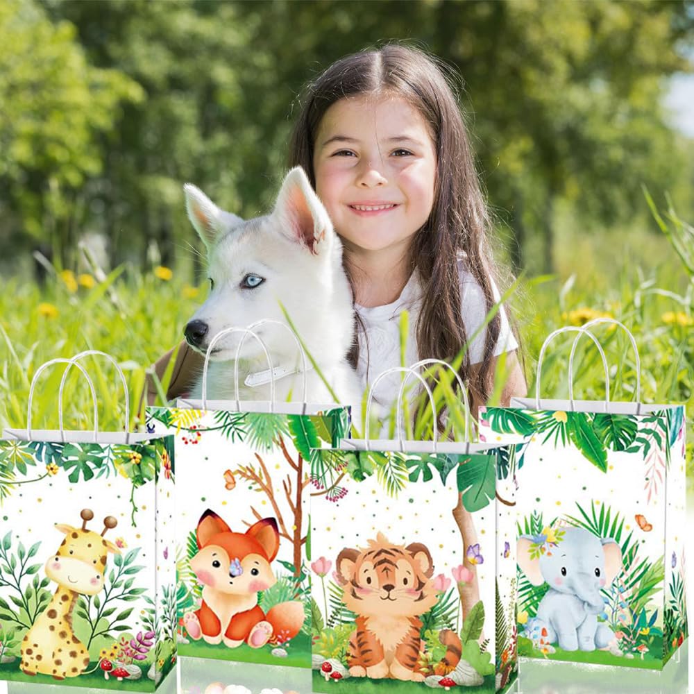 safari jungle cadeaux anniversaire enfants animaux sacs fête cadeaux | safari jungle cadeaux anniversaire enfants animaux sacs fête cadeaux invités stickers bracelet réglable porte clés garçons