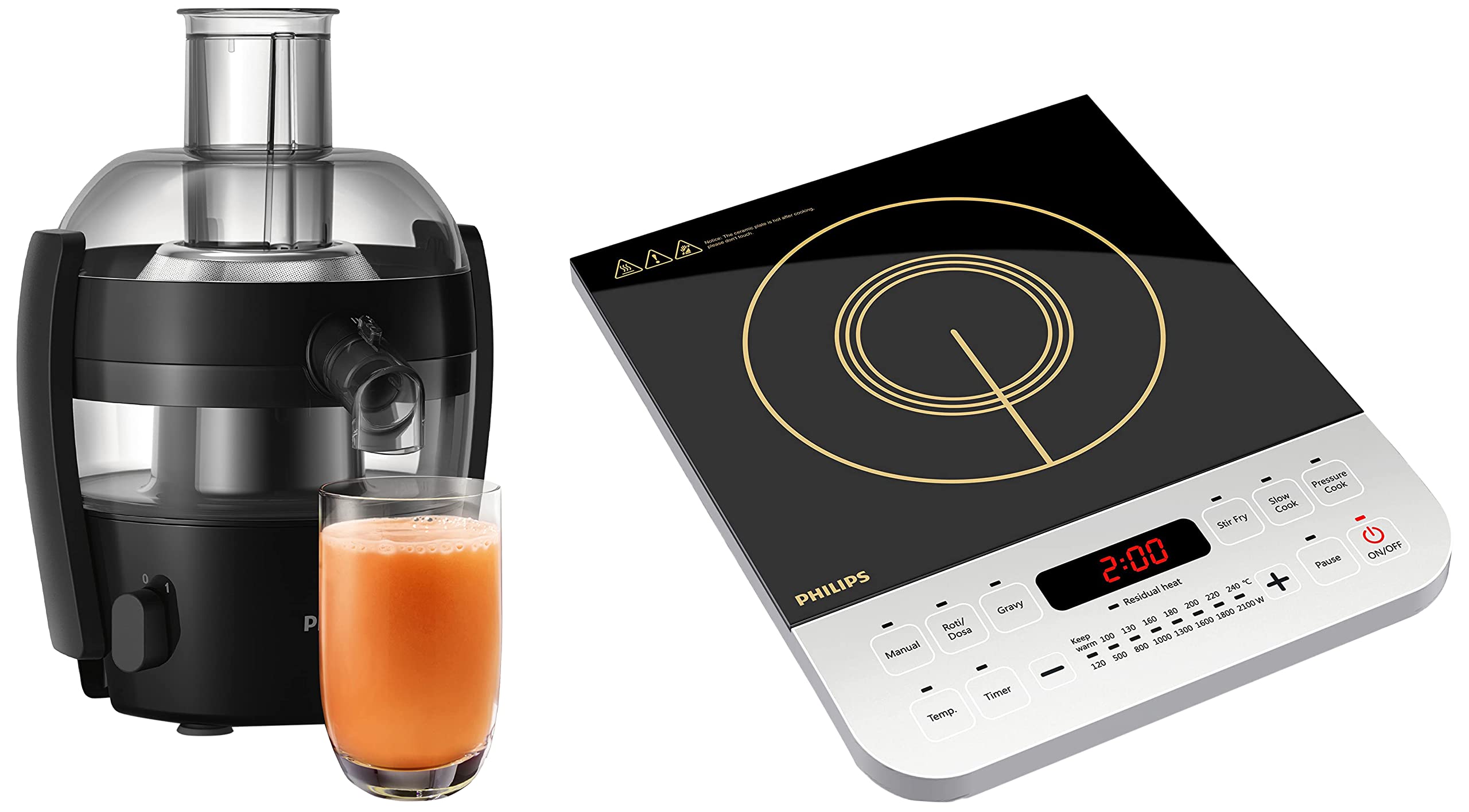Buy Philips Viva Collection Hd4928/01 2100-Watt Induction Cooktop