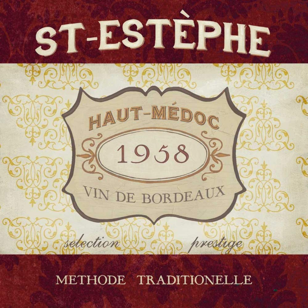 ART-TELA-allungato-su-LEGNO -BARS Borgogna Vino Etichette III Vess June Erica - Cucina Immagine quadrata Cucina Bevande Bottiglie di Vino Etichette Tipo di Etichetta Testo Belle Arti 15_X_15_in