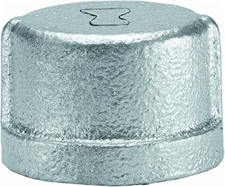 Anvil 8700132700, Malleable Iron Pipe Fitting, Cap, 3/4" NPT Female, Galvanized Finish