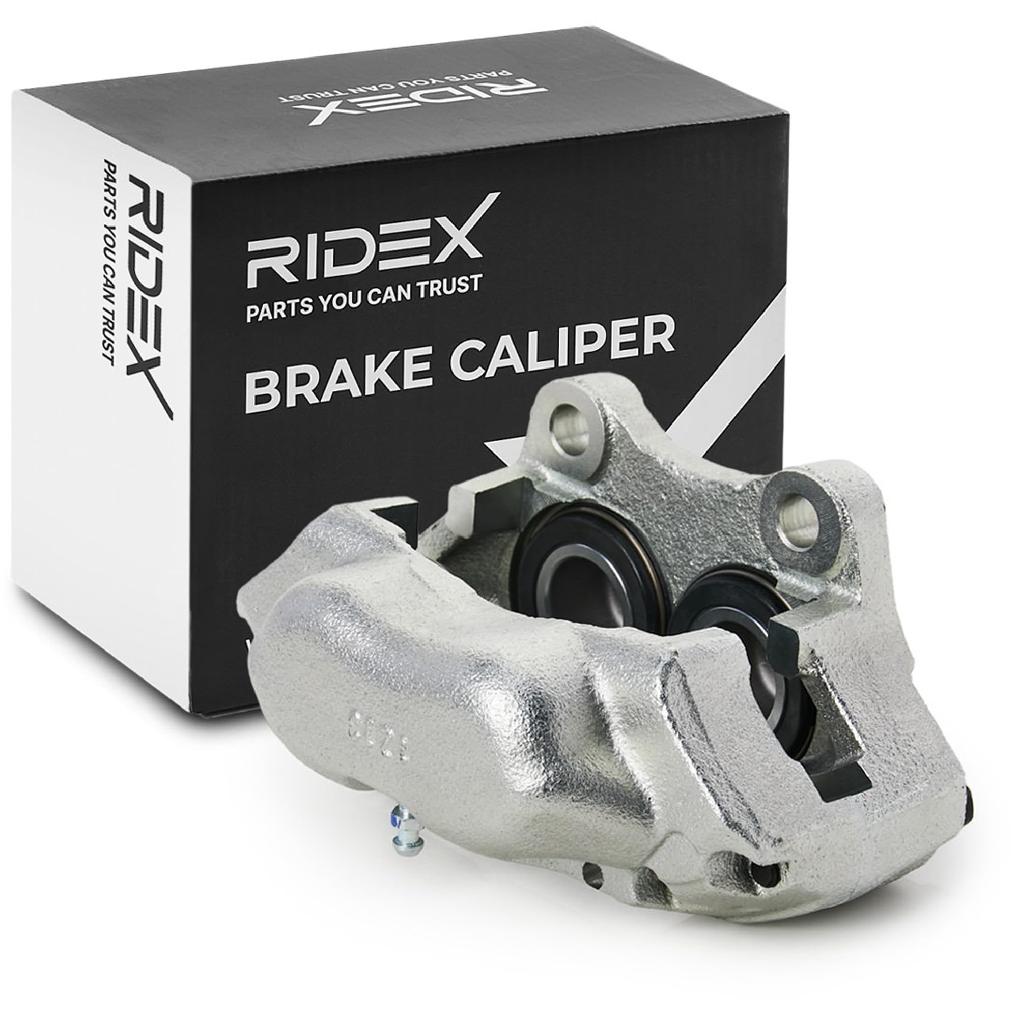 RIDEX 78B1283 Pinza de freno Delantero Derecha Delantero con pistón con bastidor de soporte Compatible con VOLVO 240 P242, P244