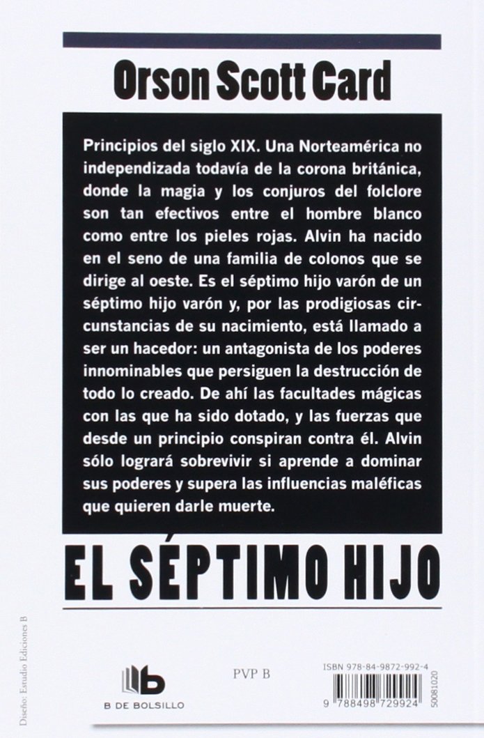 El séptimo hijo (Saga de Alvin Maker [El Hacedor] 1)