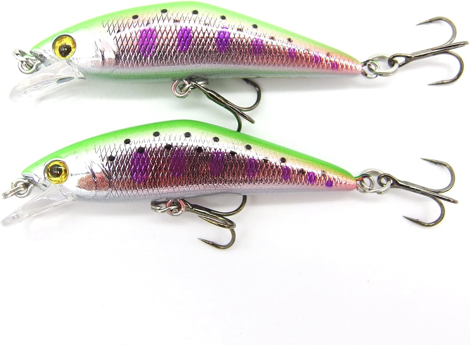 momolures - D-Minnow 50 4.7g Heavy Sinking Minnow for Trout lure fishing versatile color assort set (2pcs x BABY YAMAME)