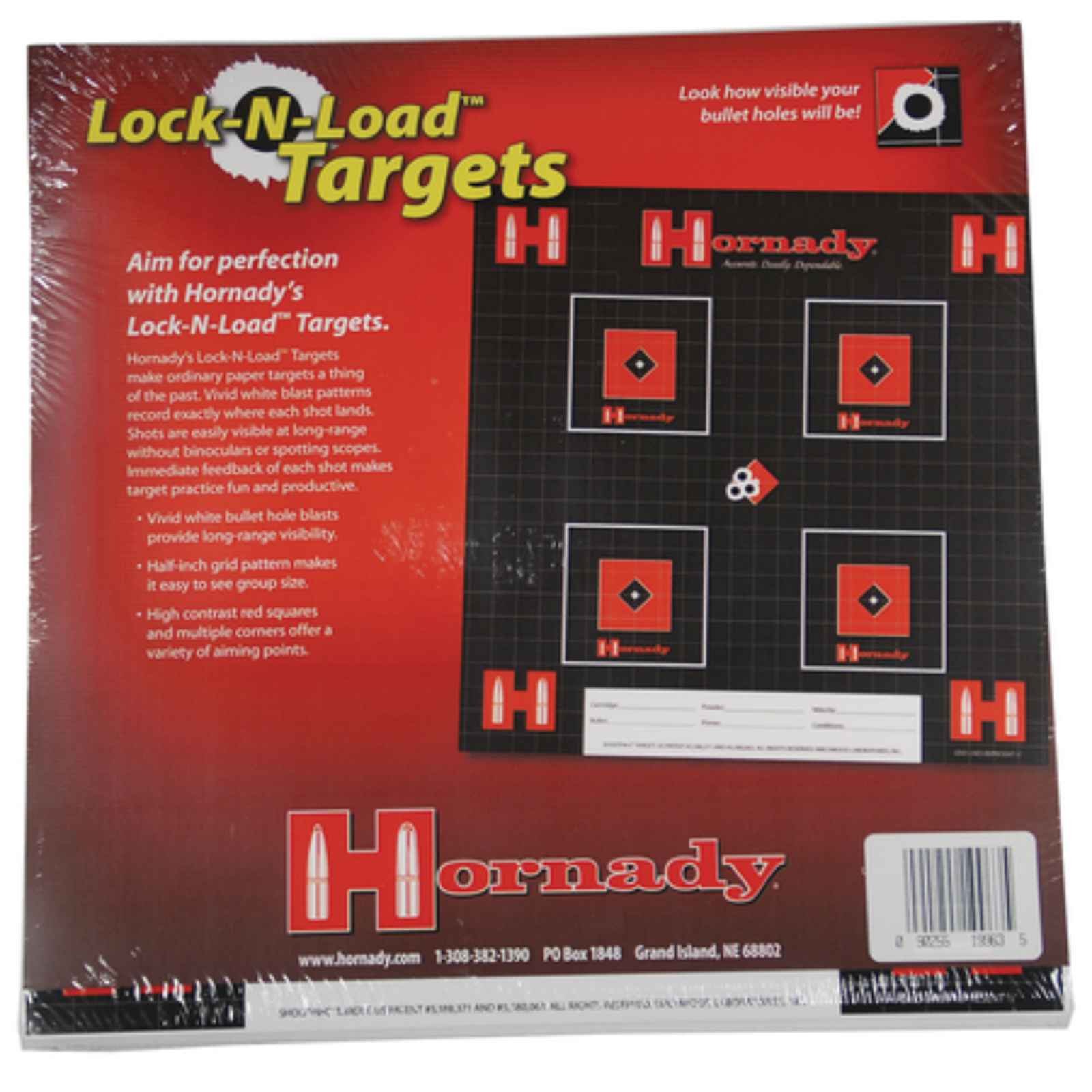 Hornady9963B Lock-N-Load Hornady Target (100 Pack)