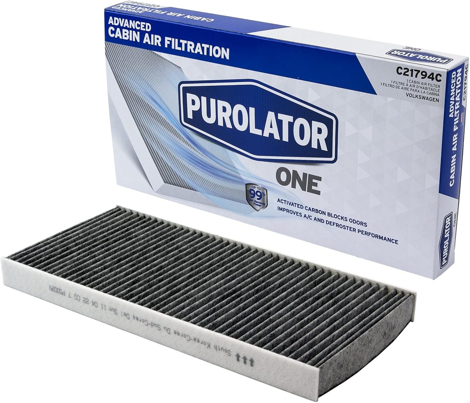 Purolator C21794C PurolatorONE Advanced Cabin Air Filter with Activated Carbon