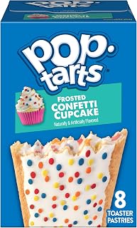 Toaster Pastries, Breakfast Foods, Kids Snacks, Frosted Confetti Cupcake (8 Pop-Tarts)