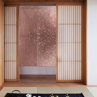 WHJSSF Cortina de puerta con estampado de purpurina sintética, color oro rosa, protección de privacidad, adecuada para cocina, baño, habitación, 86 x 142 cm