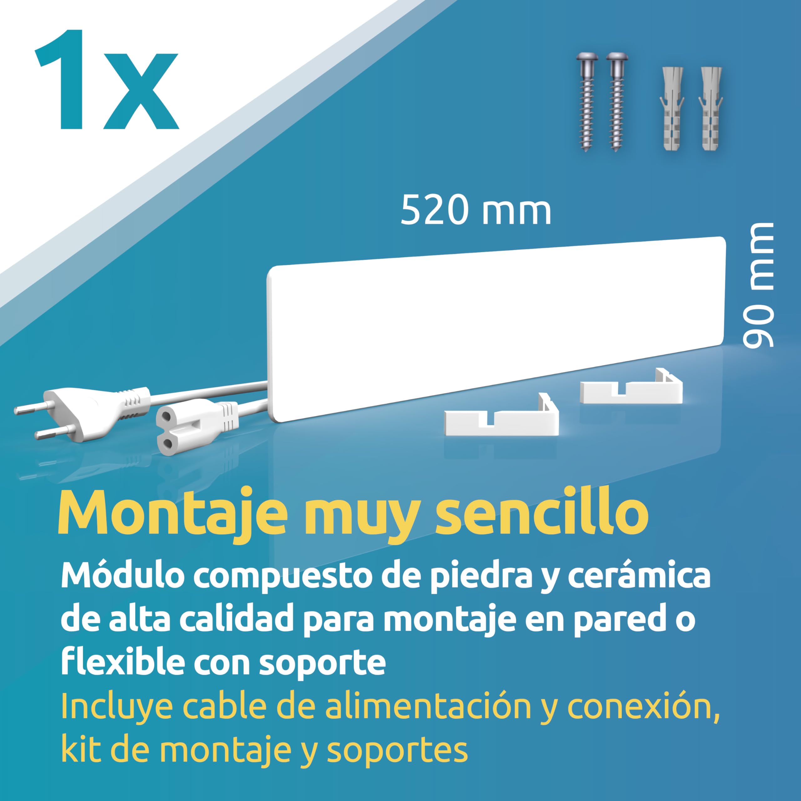 ELIAS Schimmel Dry – Eliminador de moho para pared sin productos químicos – Módulo de ampliación – alternativa al spray de moho – Antimoho para cualquier habitación