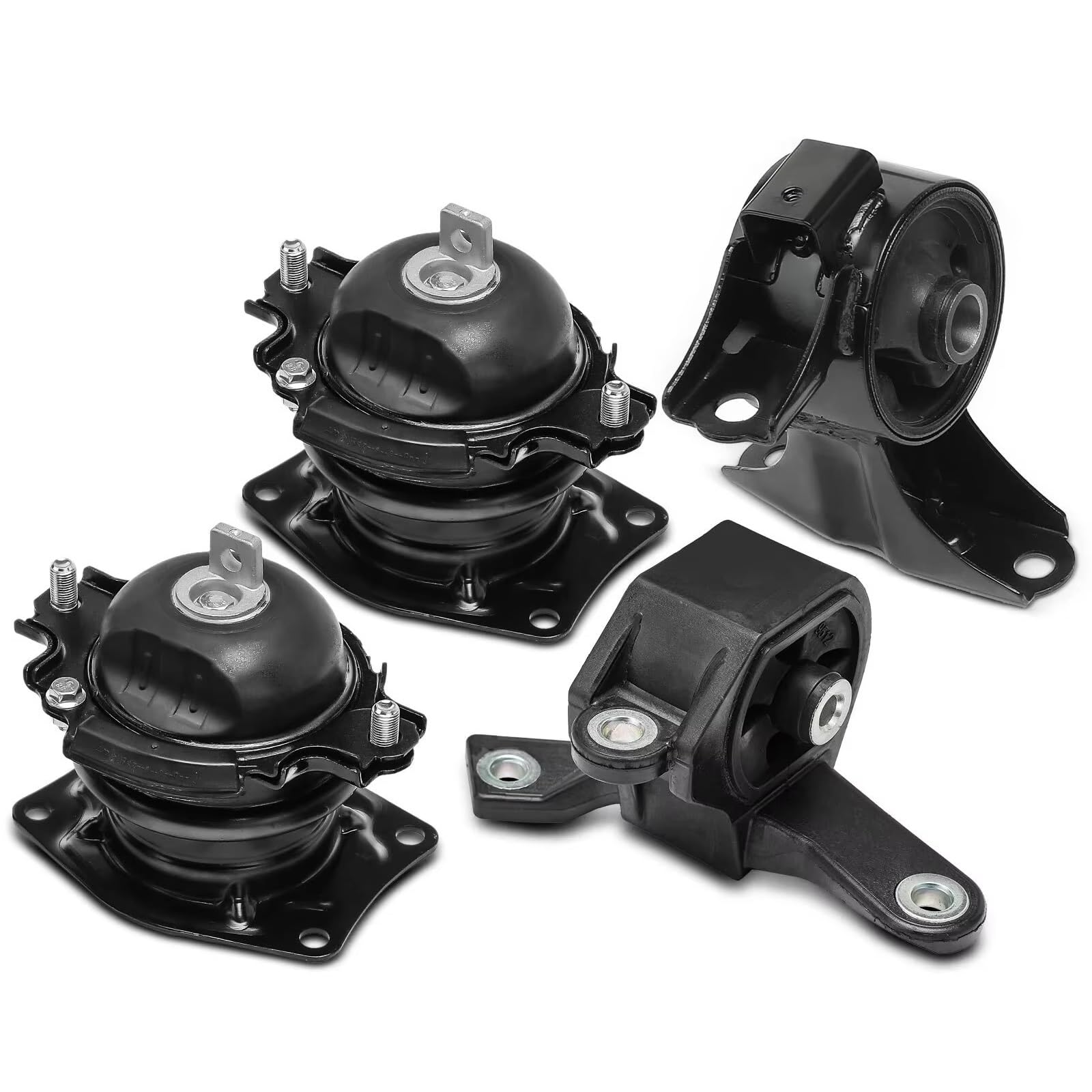 Yongewu One Color Engine Mount For Pilot V6 3.5L 2009 2010 2011 2012 2013 2014 2015 4Pcs Engine Motor Transmission Mount Bracket Support 50830Szaa01 50820Shja03