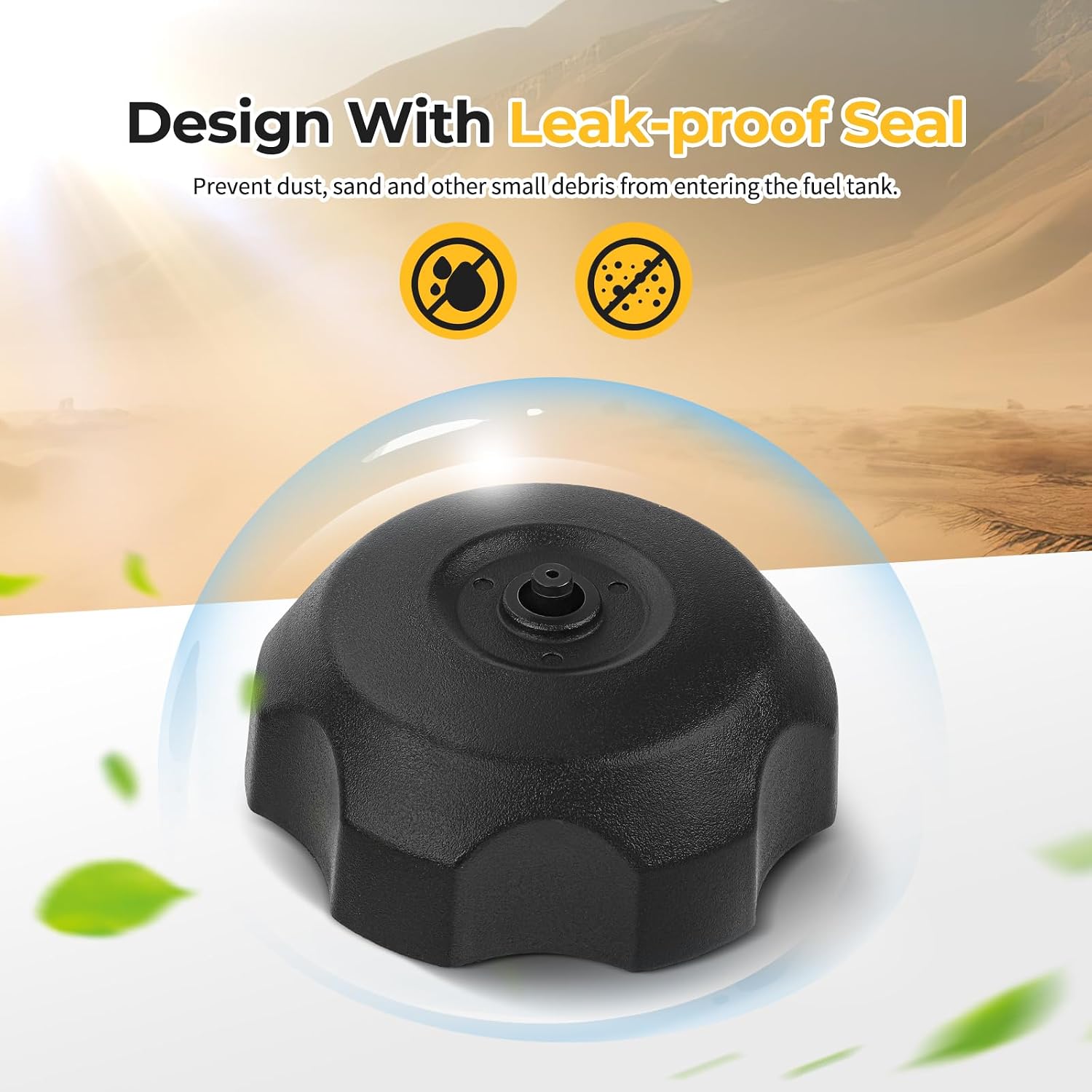 Fuel Cap Gas Cap for Honda Foreman 450 500 Rancher 350 400 Recon 250 Rincon 650 680 Rubicon 500 TRX250EX TRX250X TRX90 TRX90EX TRX90X 17620-HF7-000 17620-HM8-A40