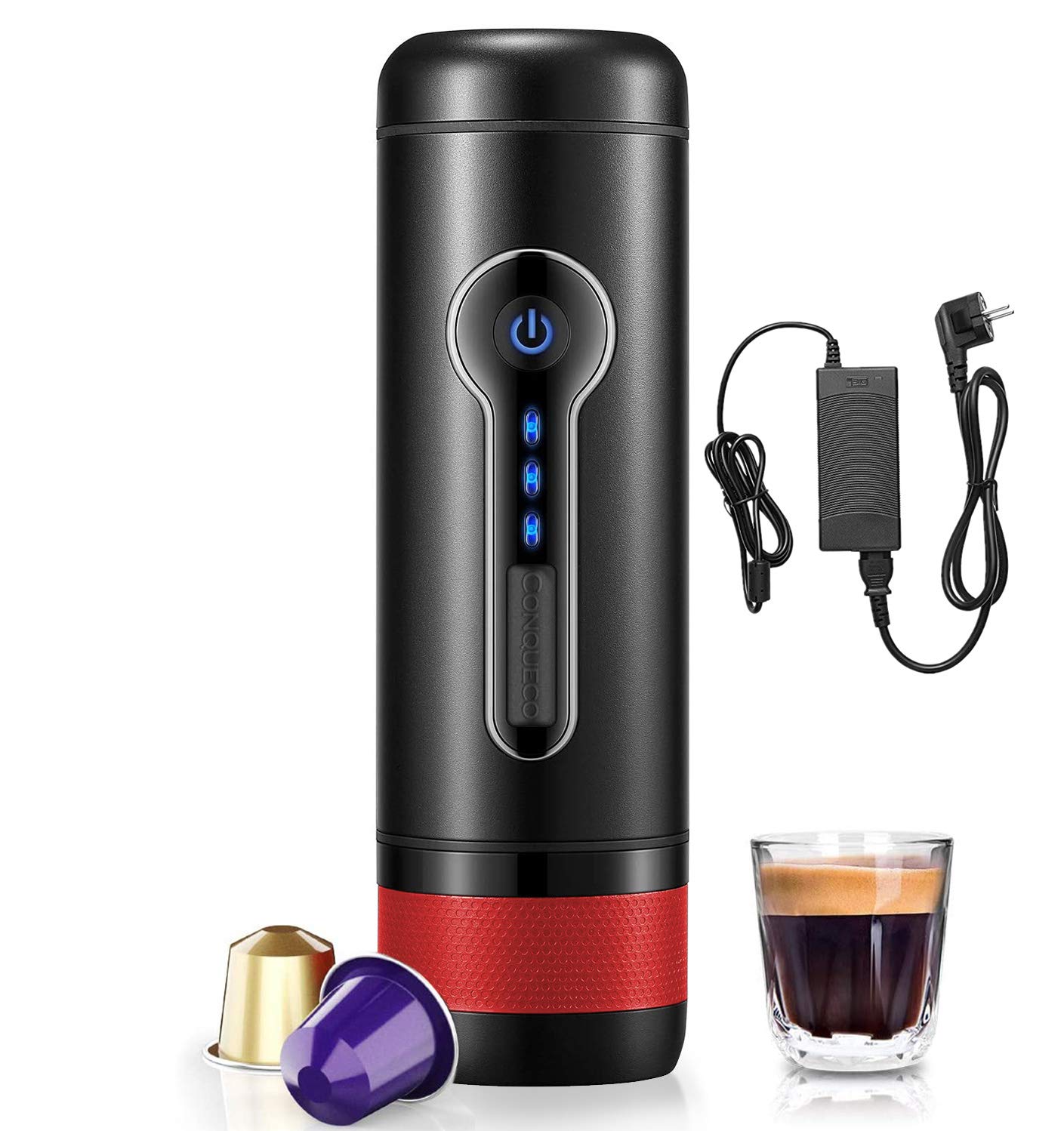 CONQUECO Portable Espresso Maker Travel 
