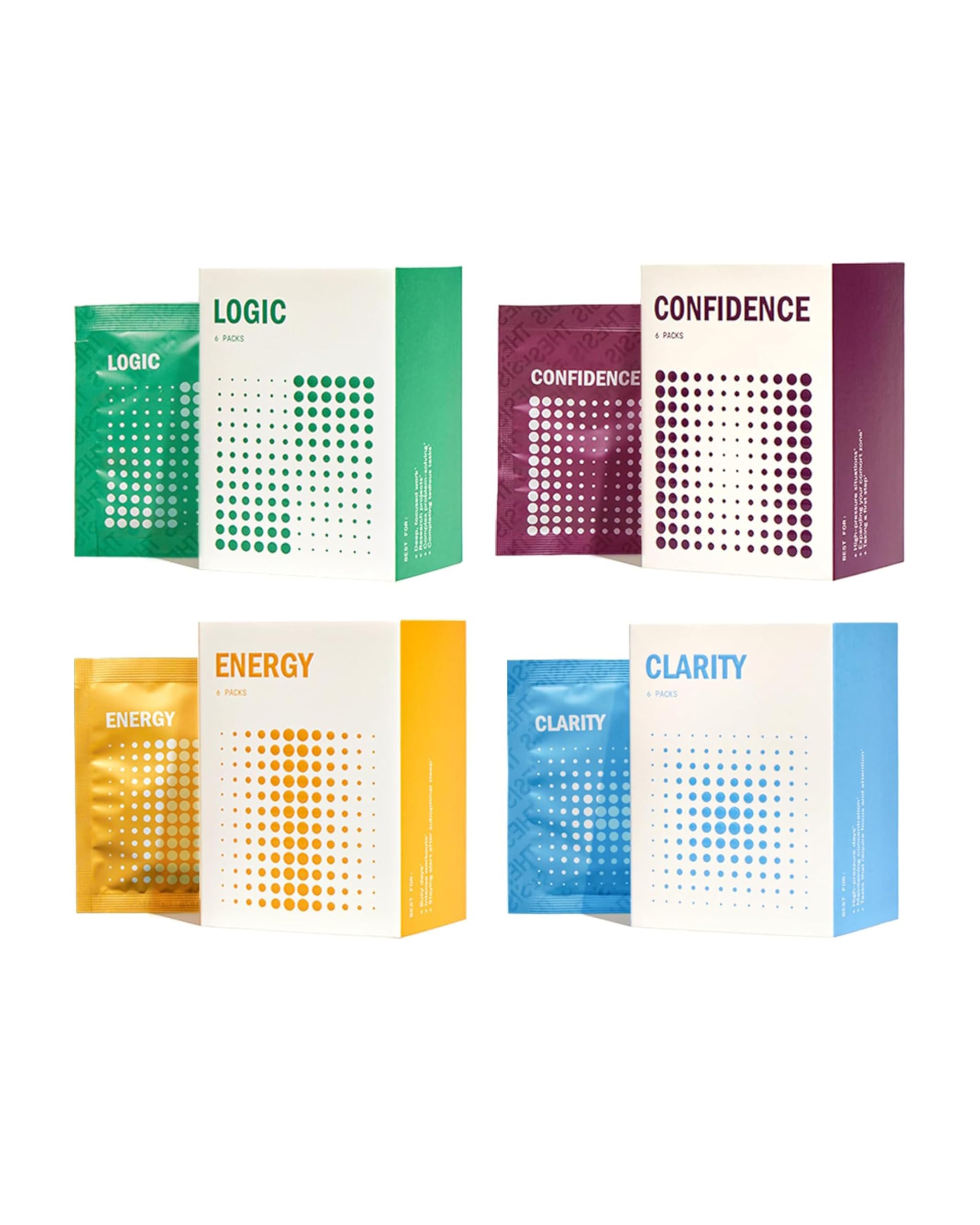 Thesis The Starter Kit - Nootropic Cognitive Supplements with Clarity, Logic, Confidence & Energy - Promotes Mental Focus, Natural Energy & Memory - 24 Servings - 1 Month Supply