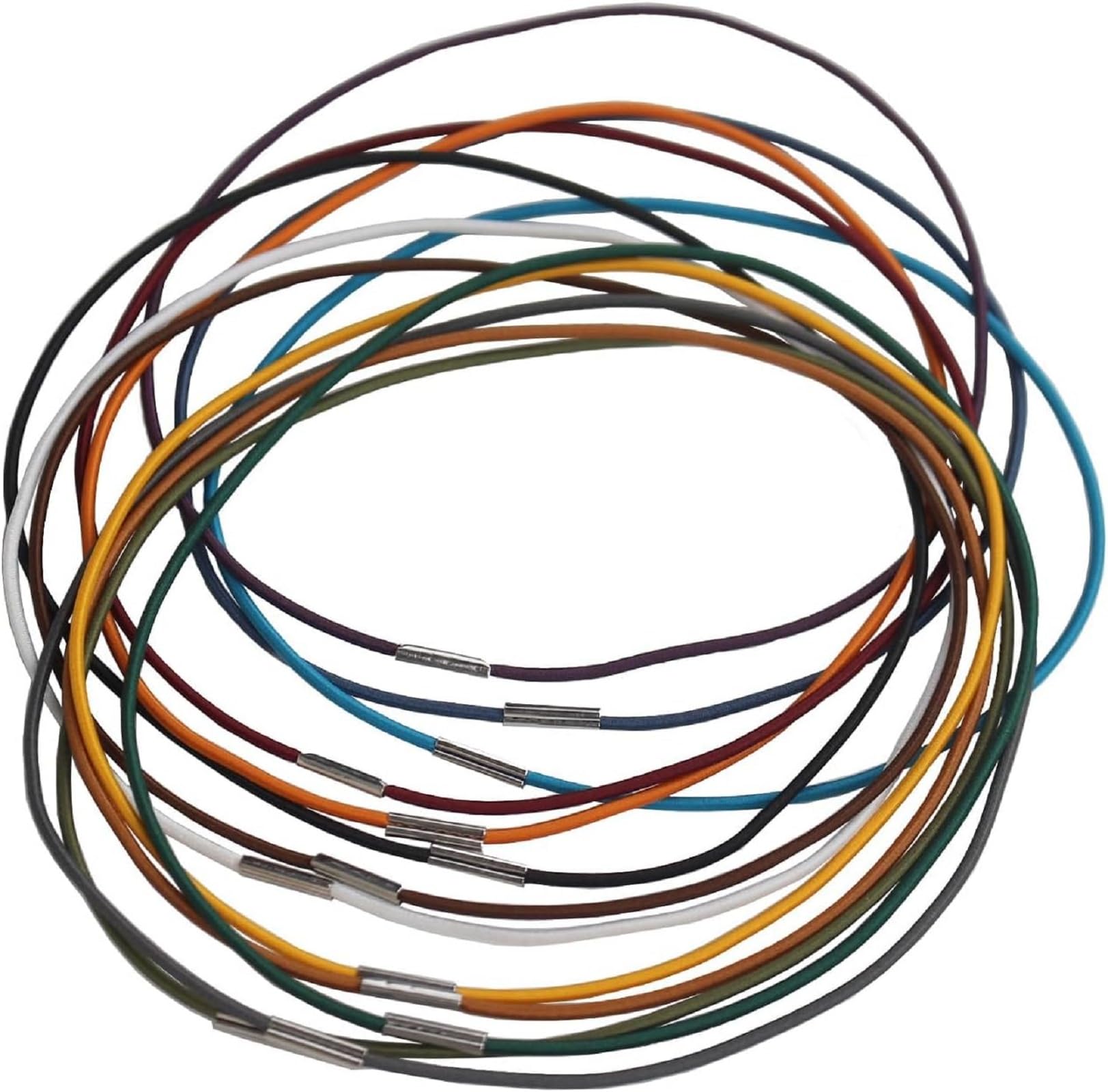 Dwpetzo 13 Colors Passport Size Elastic Bands for Travelers Notebook Accessories, Travel Journal Book Closure Bands for Traveler's Notebook Connecting