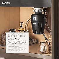 Vista 10 de Moen Renzo Matte Black One-Handle Pullout Kitchen or Laundry Faucet Featuring Power Clean, CA87316BL