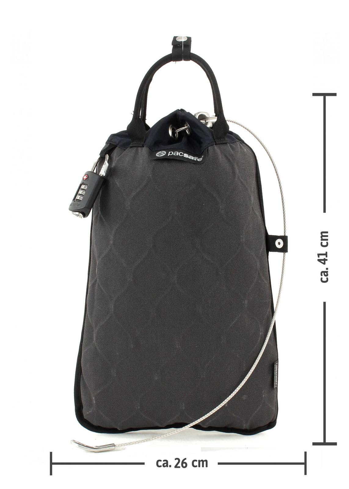Pacsafe Travelsafe 5L GII Portable Safe Charcoal