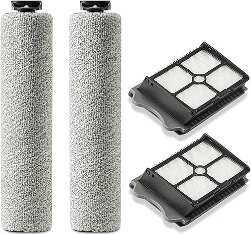 Filters Roller Brushes Vacuum Cleaner Parts, Compatible for Tineco Floor ONE S3 and IFloor 3 Roller Brushes Accessories Elements