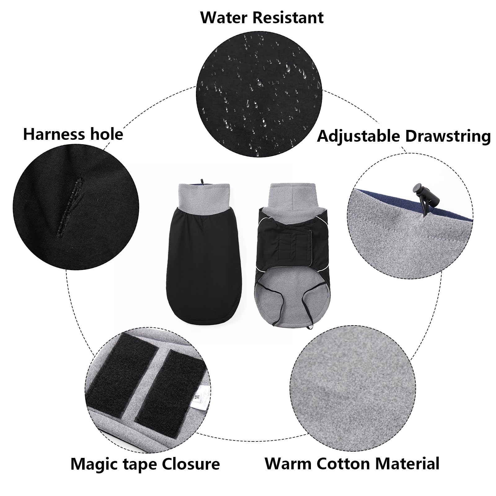 babepet Dachshund Winter Coat, Waterproof Miniature Dachshund Clothes - Image 3
