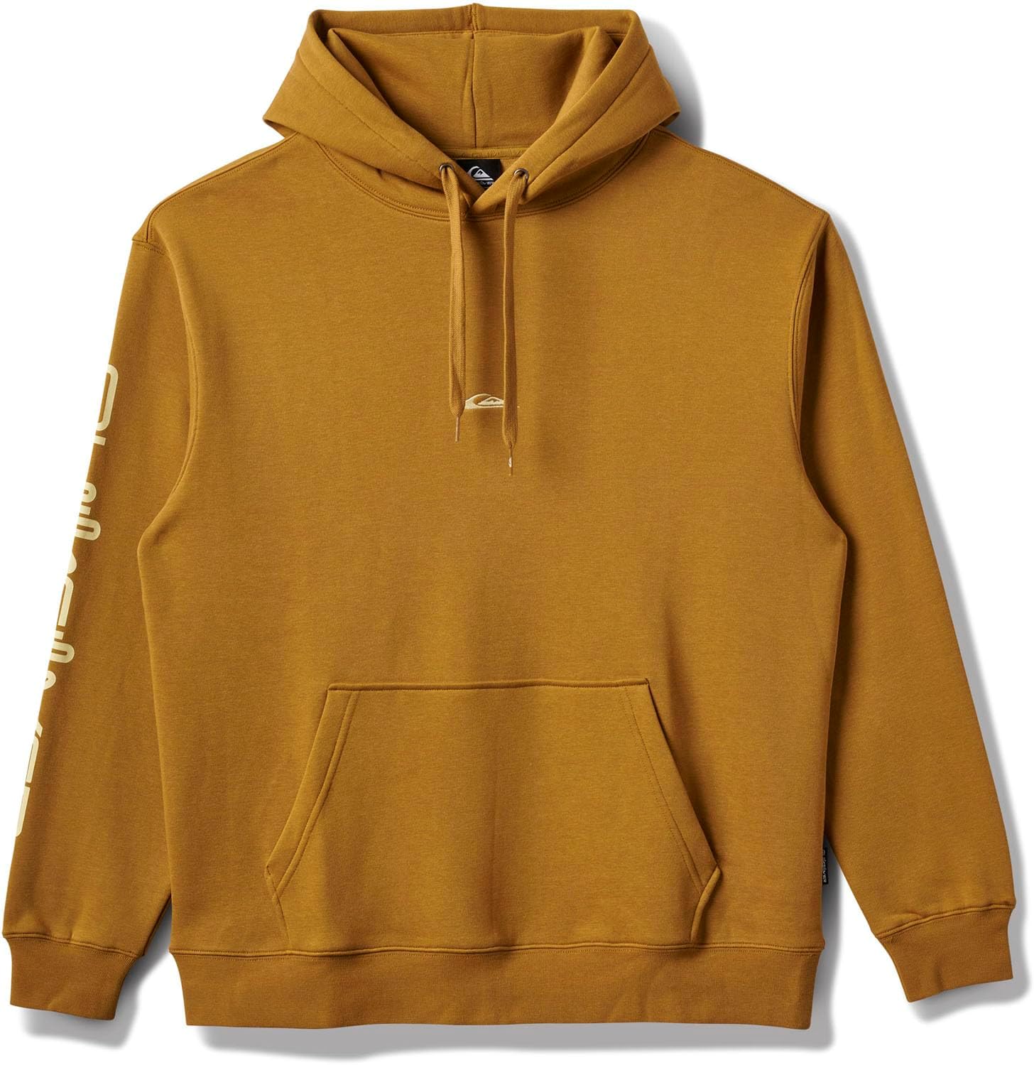 Quiksilver - Mens Passage Logo Long Sleeve Hoodie, Color Wood Thrush, Size: Small