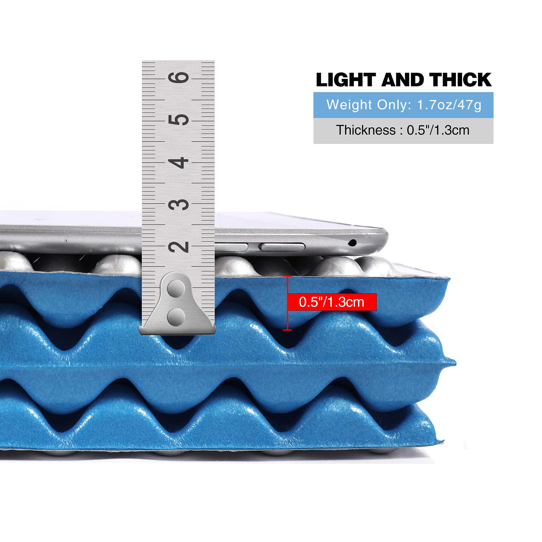 REDCAMP Foam Backpacking Sit Pad 1/2/4 PCS, Ultralight Foldable Z