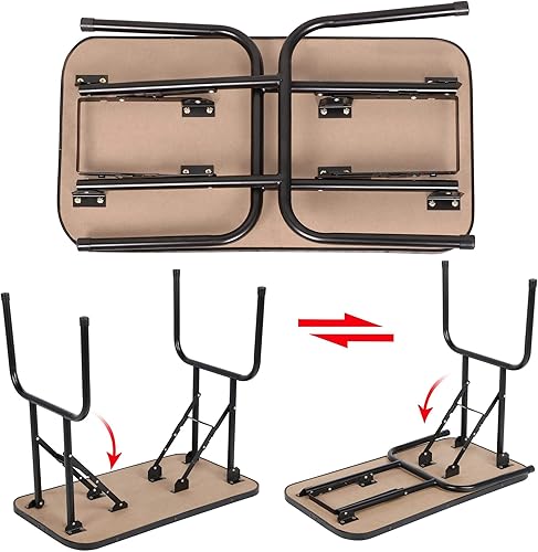 Miniatura 6 de Yaheetech Mesa de aseo plegable de 32 pulgadas con brazo de altura ajustable mesa de secado para el hogar con soga para perros pequeños gatos