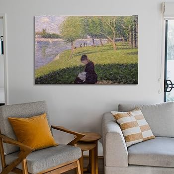 Amazon.co.jp: ジョルジュ・スーラ作「ラ・グランド・ジャット島