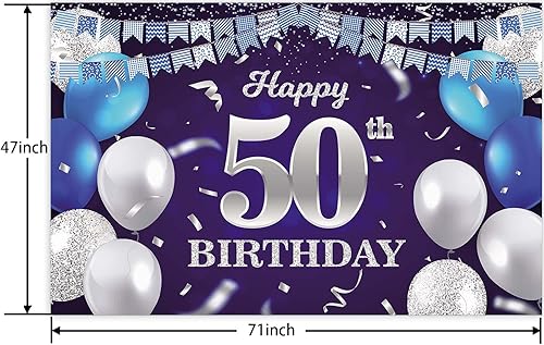 Vista 57 de Cartel de feliz cumpleaños número 31, globos azul marino, bandera de confeti a rayas, puntos de luz, saludos a 31 años, decoración temática