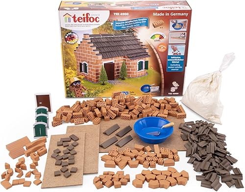 Teifoc Historic House - Juego de construcción de ladrillos, 370 bloques de construcción, juego de erector y juguete de construcción STEM