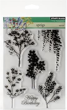 Penny Black 30-284 Sprigs Transparent Stamp Set