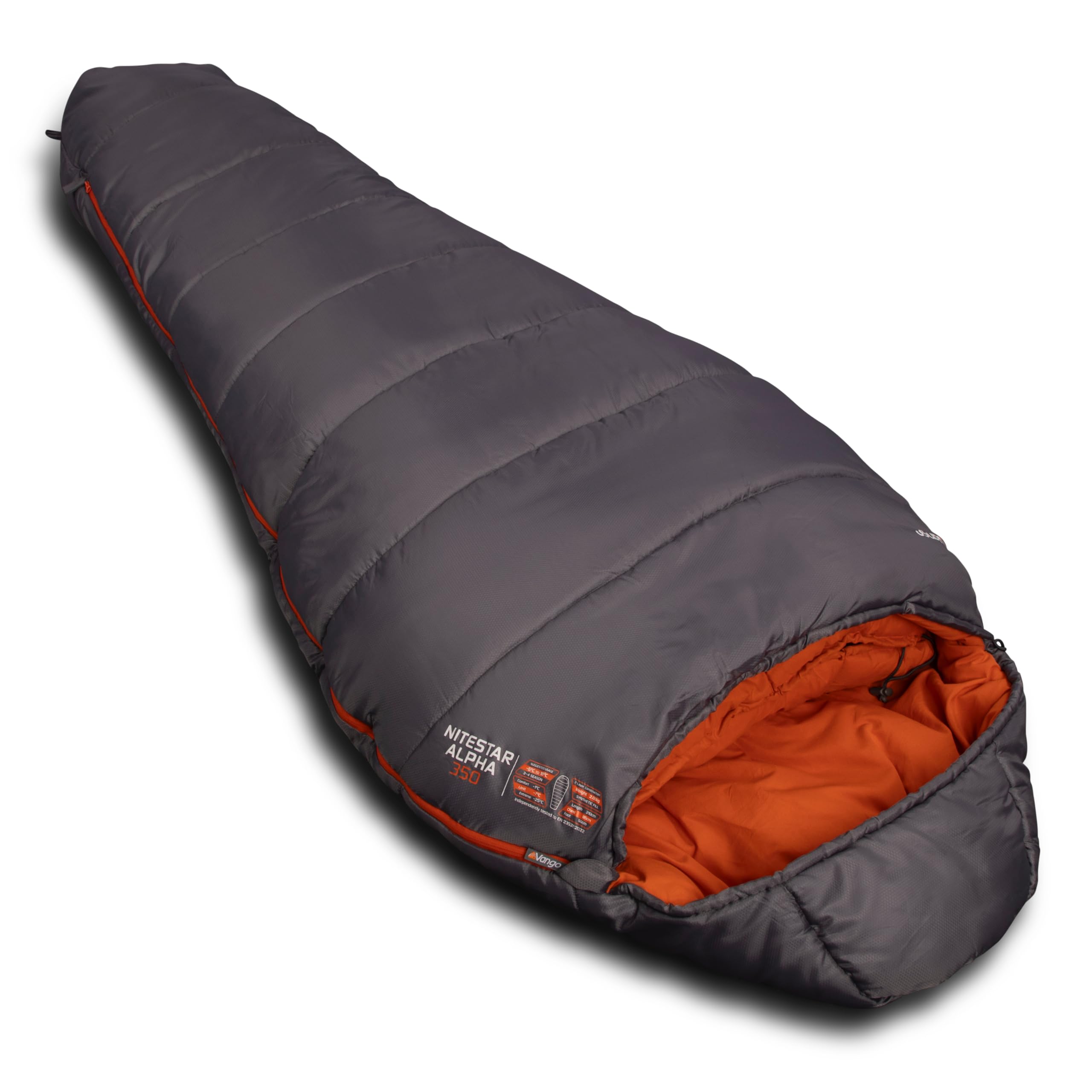 Nitestar Alpha Sleeping Bag - Duke of Edinburgh Recommended | Ultralight Mummy Sleeping Bag for Camping, Hiking, Outdoor, Backpacking